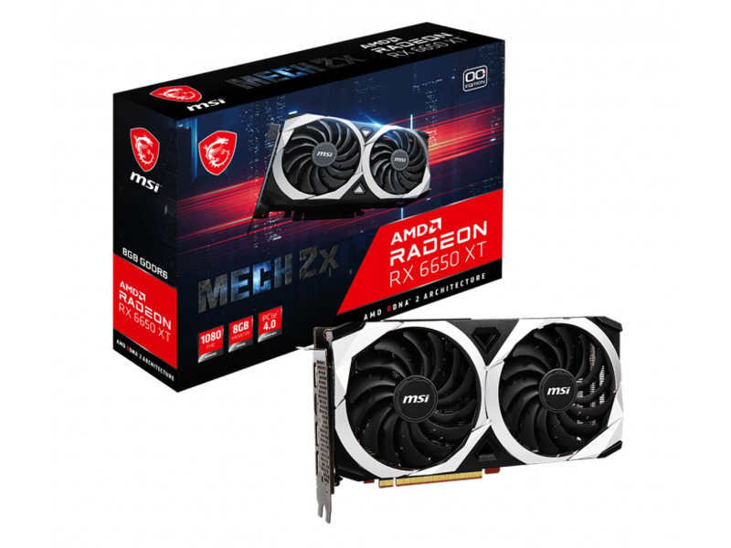 MSI Radeon RX 6650 XT MECH 2X OC 8GB GDDR6